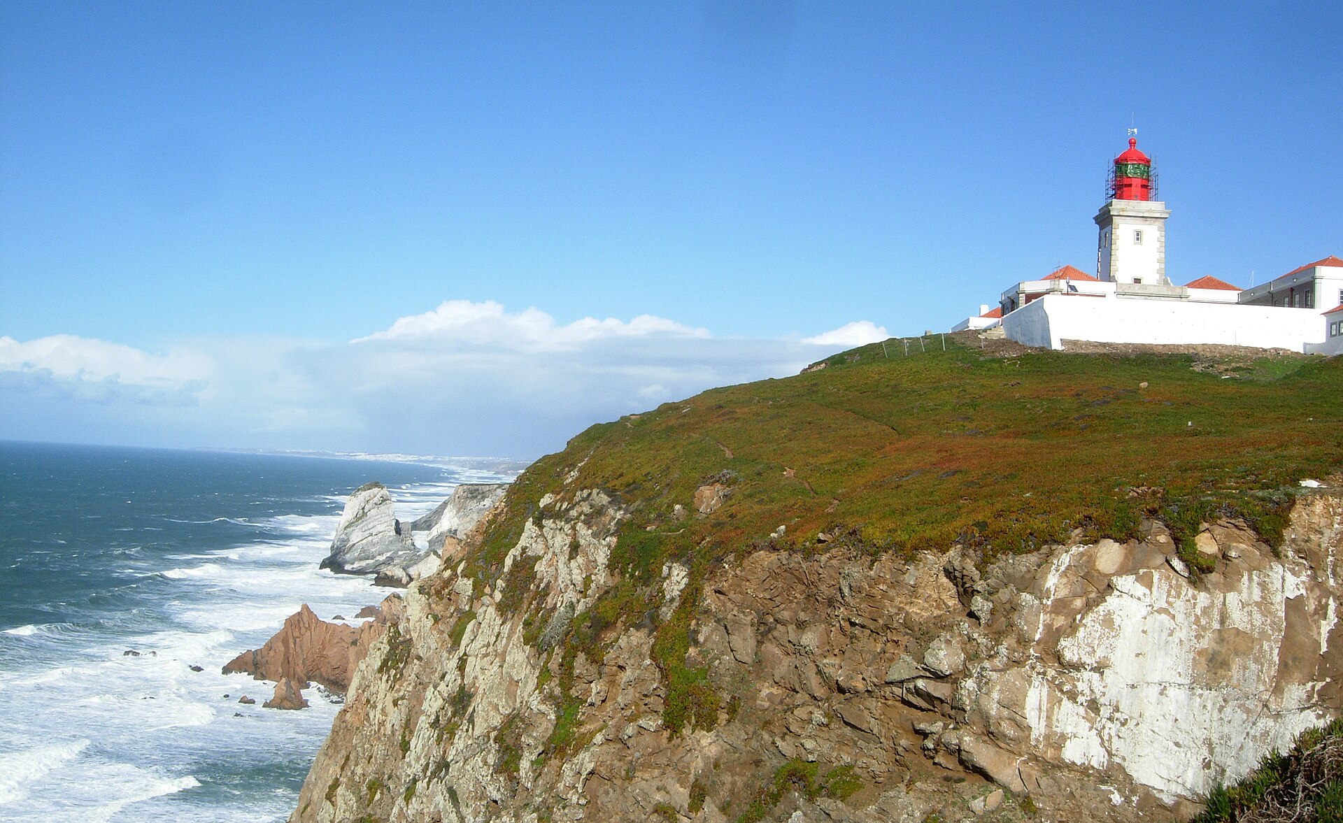Farol do Cabo da Roca e costa atlântica